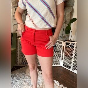 Jones New York red shorts (98% cotton)